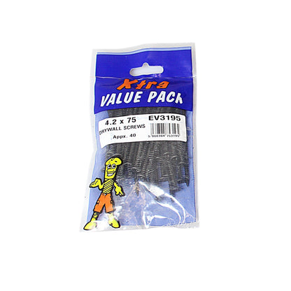 4.2 x 75  Dry Wall Screws Xtra Value 5319 Diy