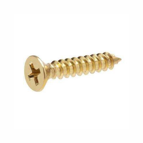 4.5 x 40 Pozi c/sk Chipboard Screws Yellow Diy 0324