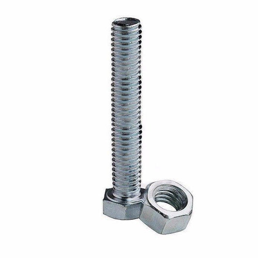 M10 X 100 Hex Bolts & Nuts Zinc Plating 2 Pack 0338