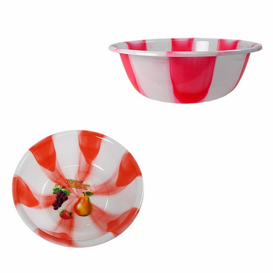 Tie Dye Print Plastic Kitchen Bowls Bowls Medium 31.5 cm Assorted Colours 3065