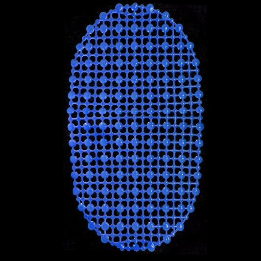 Plastic Bath Mat Circle Design Padded Mat 64cm x 34cm   3513