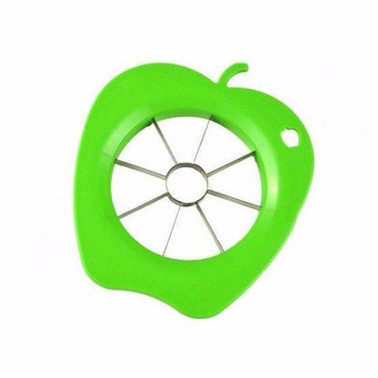 Assorted Colour Apple Slicer Cutter Plastic Sharp Metal Blade Kitchen 1052