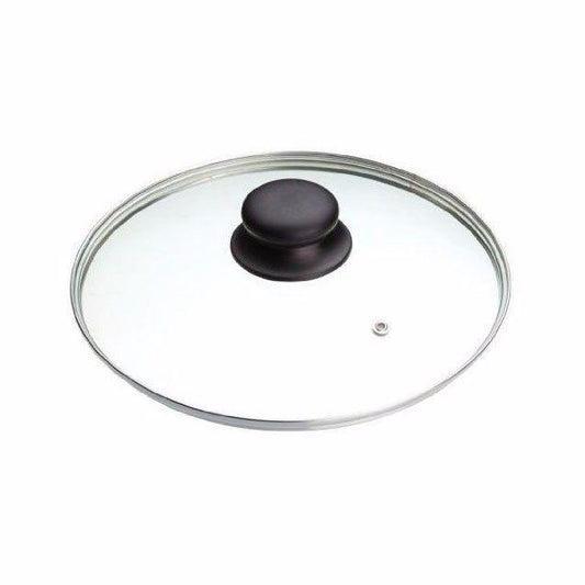 14 cm Clear Glass Pan Lid With Knob Replacement Pan Lid 0781 A