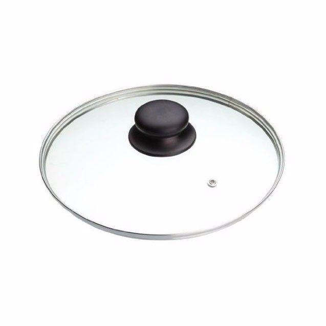 24cm Clear Glass Pan Lid With Knob Replacement Pan Lid 0786 A