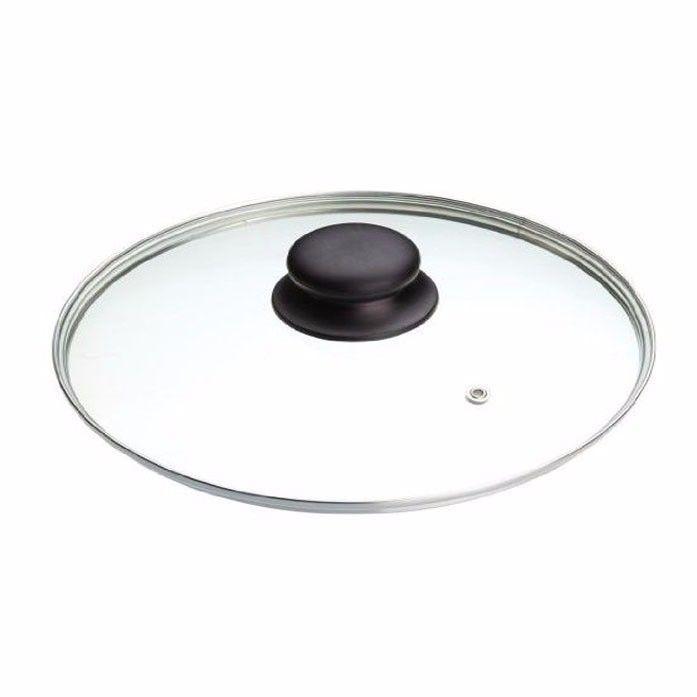 32 cm Clear Glass Pan Lid With Knob Replacement Pan Lid 0790 A