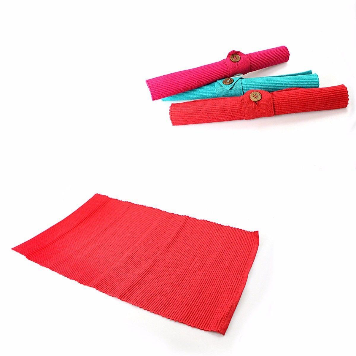 Fabric Kitchen Dining Placemat 45 x 31 cm Assorted Colours SW2217
