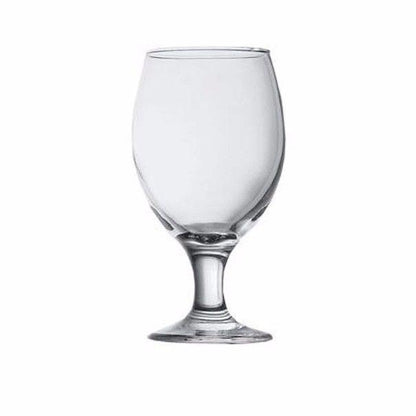 6 Pack of clear glass beer glass, drinking glass fancy beer glass 400ml 44417  9224
