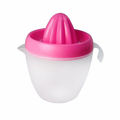 Plastic Lemon Orange Juice Squeezer 600ml Assorted Colours 4653