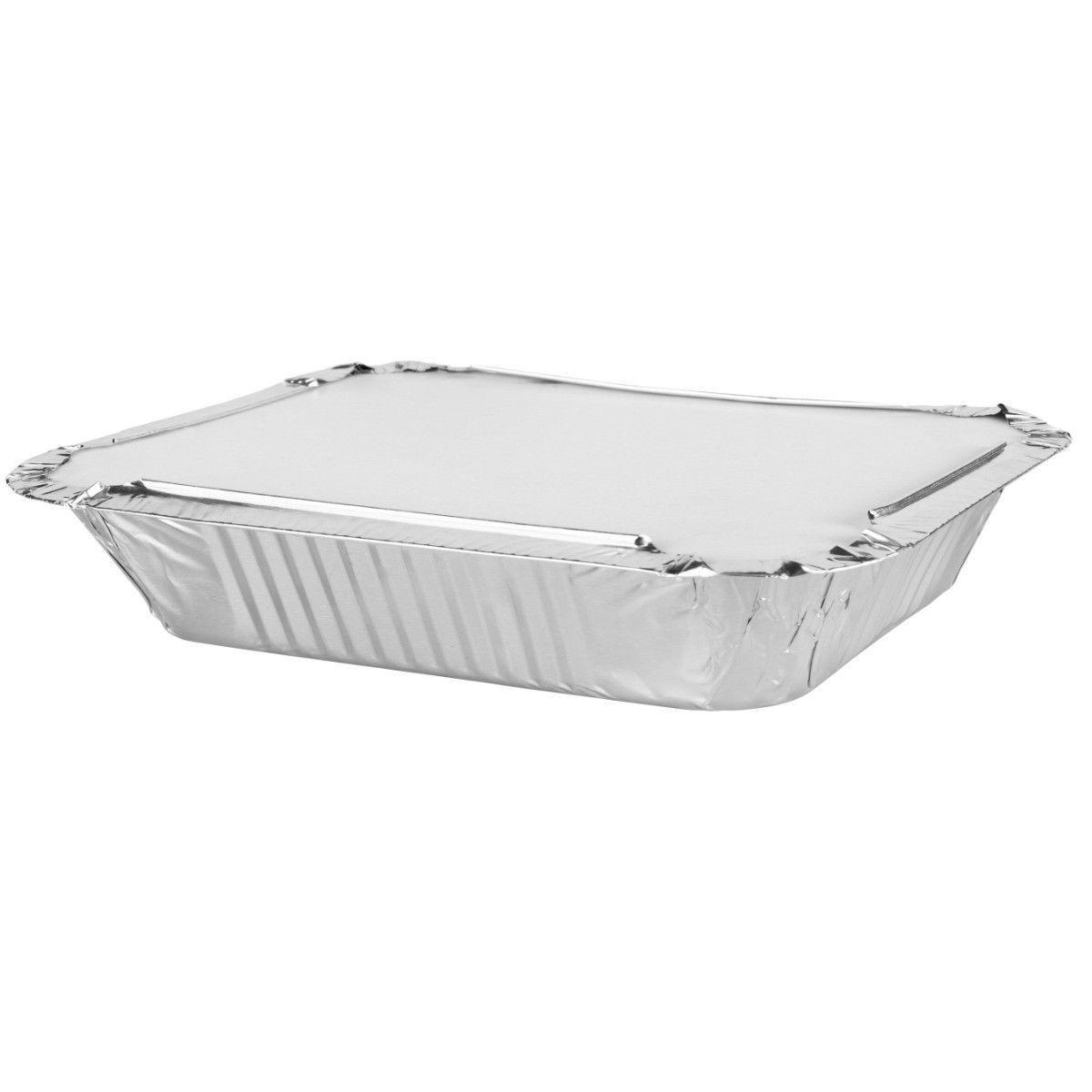 Aluminium Roasting Foil Tray with Lids Pack of 2 9026 / ST7046