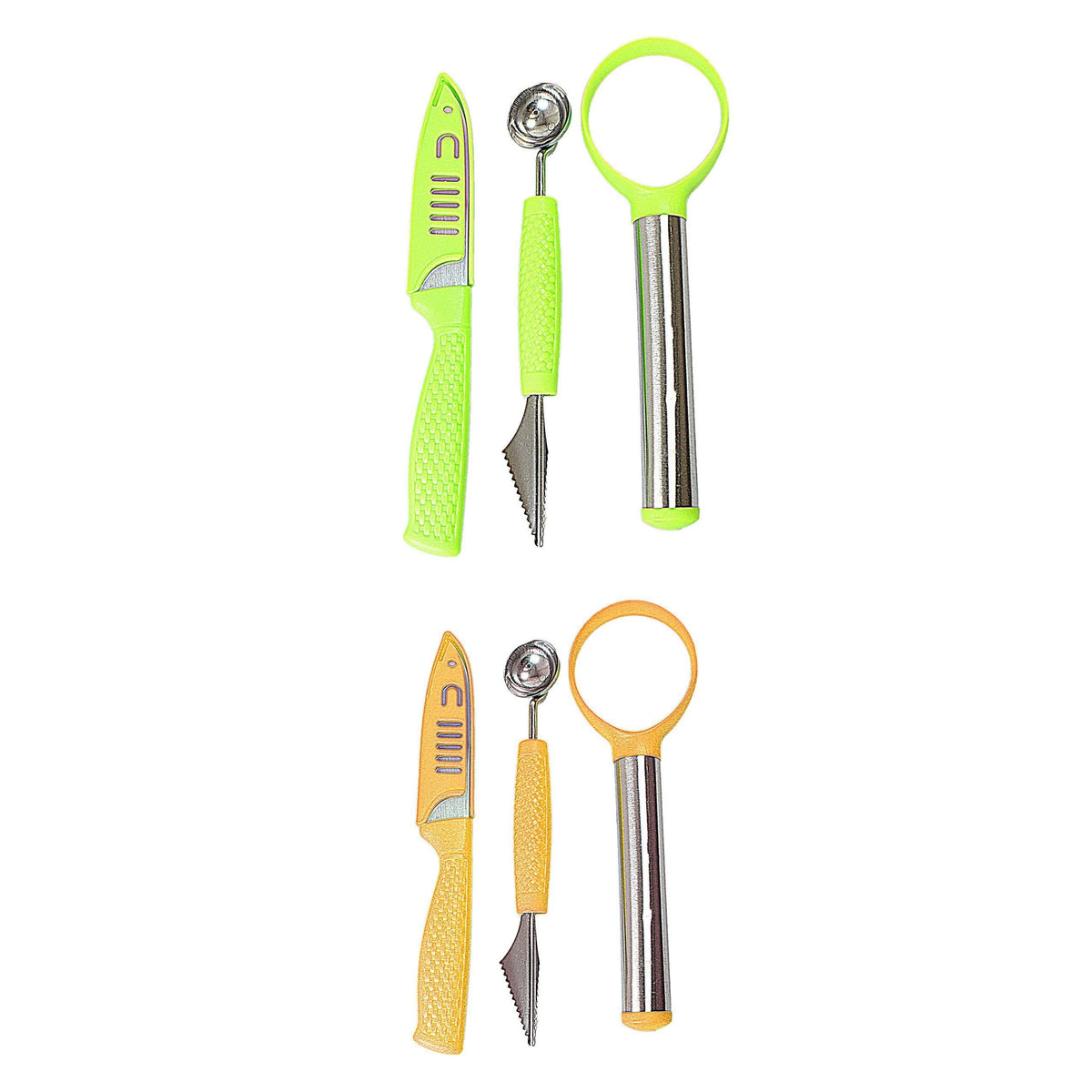 3 Pack Kitchen Utensils Tool Knife Set Food Prep Kitchen Tools Assorted Colours 4665