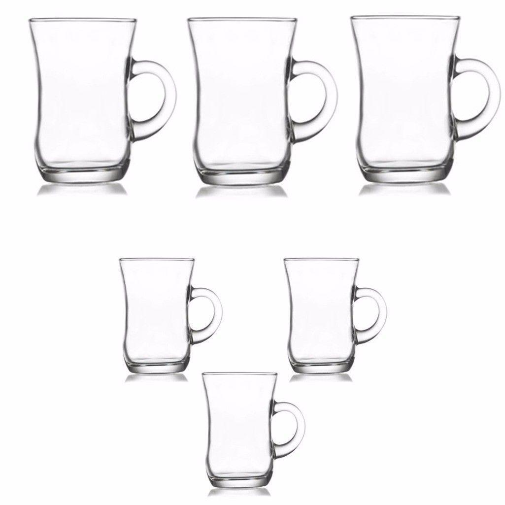 Yudum Tea Glasses Cup 95cc Set of 6 YUD402E