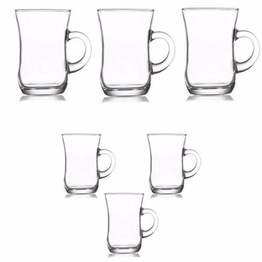 Yudum Tea Glasses Cup 95cc Set of 6 YUD402E