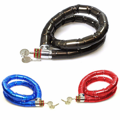Assorted Colour Heavy Duty Motorcycle Band Lock   1903