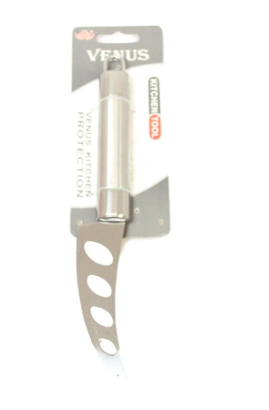 Kitchen Stainless Steel Slicer Knife With Slotted Holes Kitchen Food Prep 22cm 5549