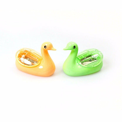 Swan Duck Shaped Pencil Sharpener Assorted Colours 1522 A