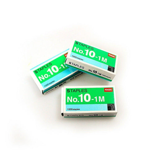 Metal Stationery Staples No.10-1M 5mm Pack of 3 0498