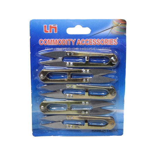 Mini Precision Sewing Cut Scissors 5 Pack 10cm 5776 A