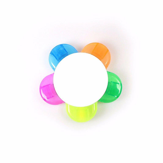 School Stationery Flower Shaped Highlighter Marker Pen 4146