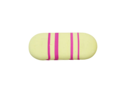 Stationary School Eraser Rubber Thermometer Themed 5 x 0.5 cm Pack of 3 Assorted Colours 5871
