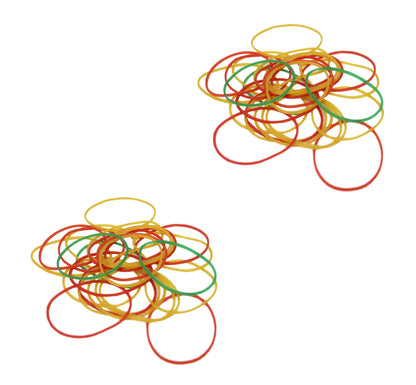 Assorted Colour Light Thin Rubber Bands Home School Arts and Crafts 300 Pack 5939