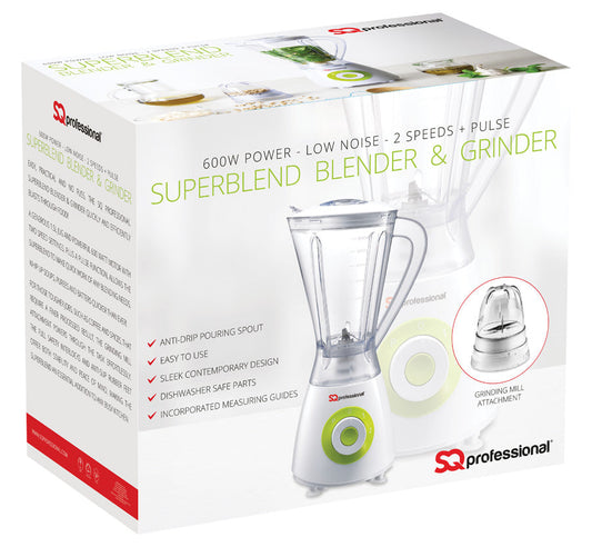 SQ Professional Blitz Blender and Grinder 600W Black 2338 / 5685