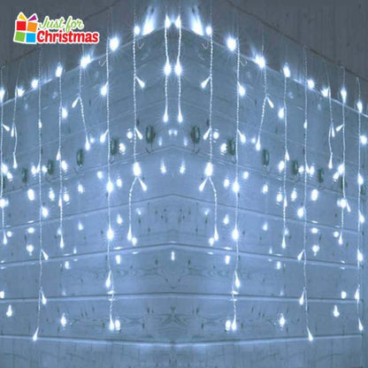 240LED Brilliant Ice White Icicle Lights 6048