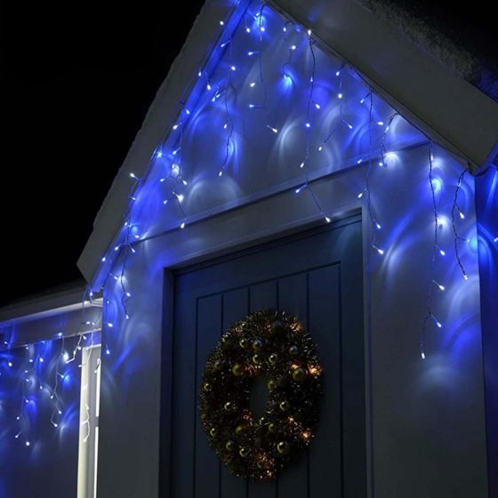 240LED Brilliant Ice White Icicle Lights 6048