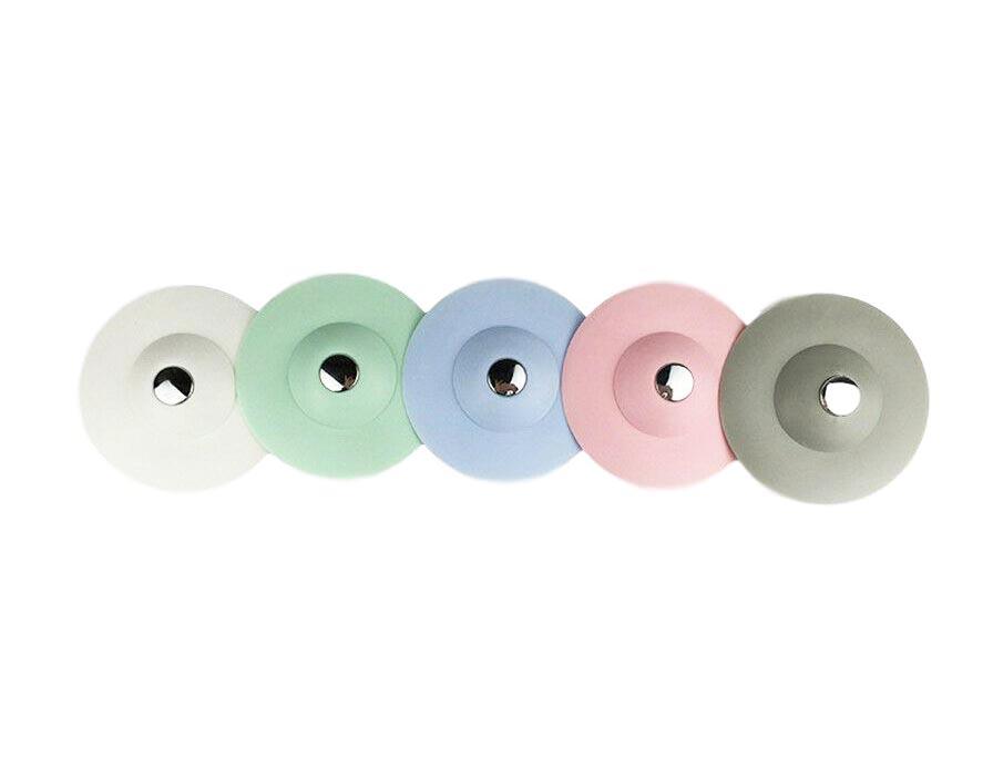 Silicone Bathroom Kitchen Sink Drain Plug Hair Catcher 9.5 cm Assorted Colours 6163