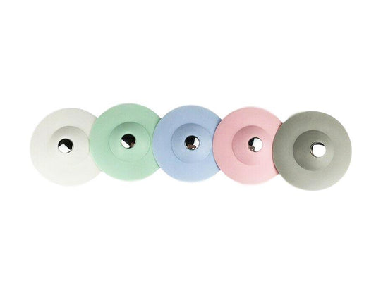 Silicone Bathroom Kitchen Sink Drain Plug Hair Catcher 9.5 cm Assorted Colours 6163