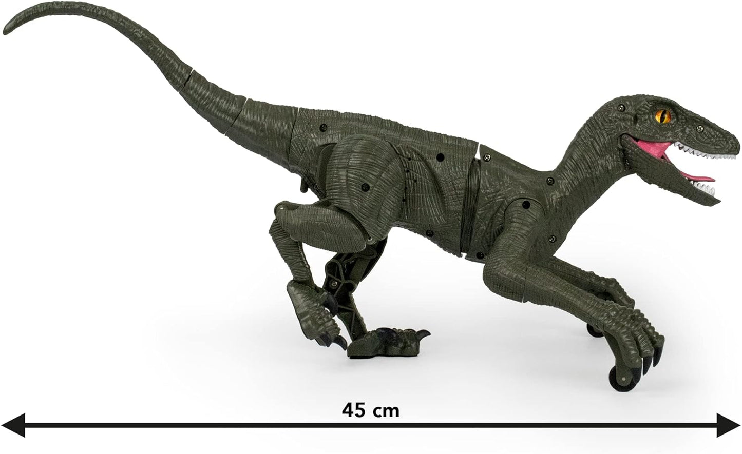 Remote Control RC Velociraptor Dinosaur with Sound & Lights