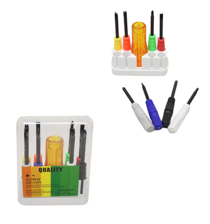 Assorted Precision Screwdriver Set  Indoor Outdoor Builders DIY Screw Set 8 Pack 6201