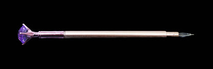 Black Ink Pen Diamond  Top Metallic Style 18 cm Assorted Colours 6219