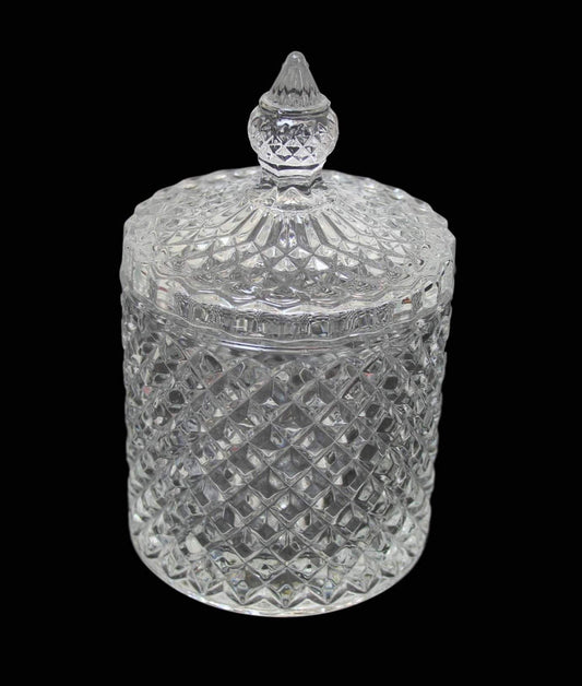 Crystal Glass Jar Sweets Sugar Glassware 10.6 x 17.35 cm 6585 A