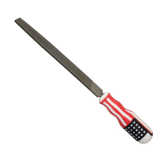 Silverline Ceramic Enamel Chrome Limescale Stain Remover Long File 8''200mm  6361