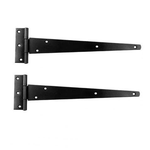 8'' Tee Hinges Carded Black 1 Pair Diy  9600 TH8