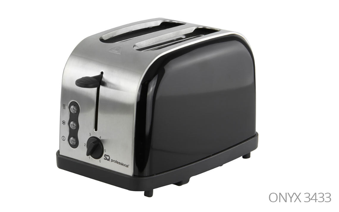 SQ Professional Gems Legacy 2 Slice Toaster 900W Onyx 3433 A – UK Bargains