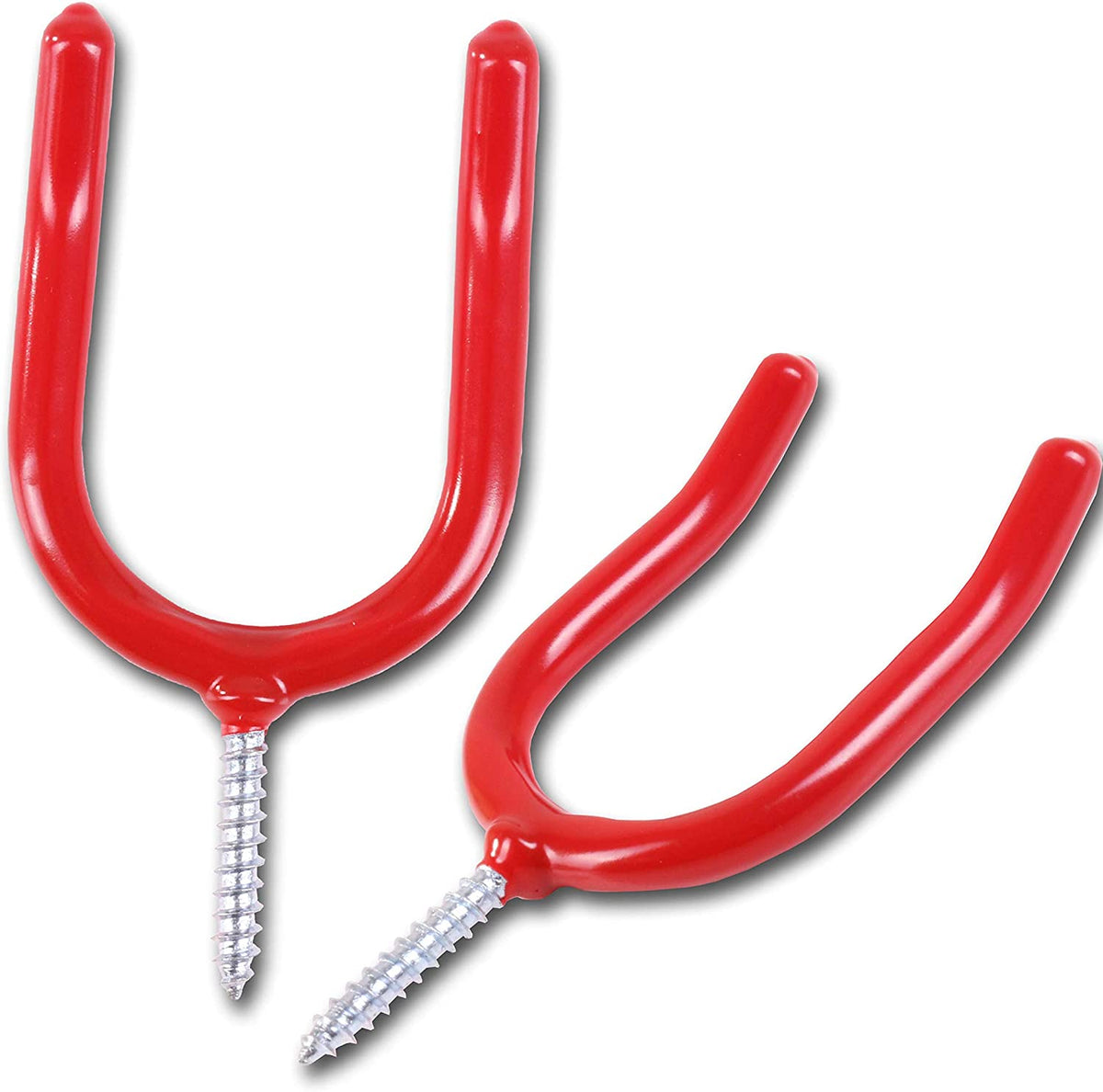 Red U Shape Tool Hooks Plastic Coated 10cm 3pc 3144 – UK Bargains