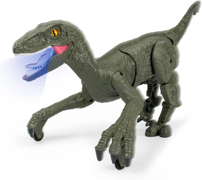 Remote Control RC Velociraptor Dinosaur with Sound & Lights
