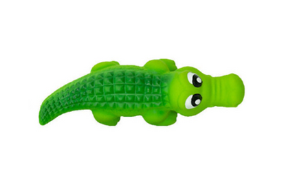 Pet Dog Toy Squeaky Crocodile Alligator 19 cm Assorted Colours 7254