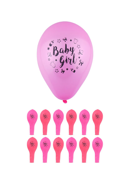 Baby Girl' Party Birth Celebration Balloons Pink 23 cm X38746