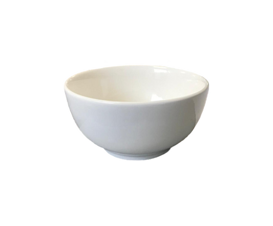 Dining Rice Bowl Plain White 12.5 x 6 cm 7824