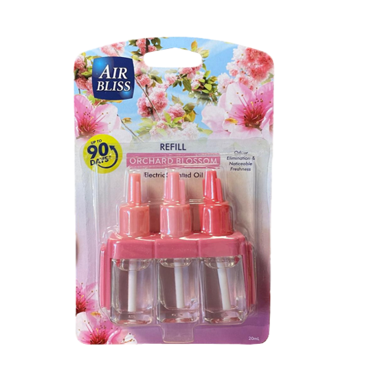 Air Bliss Air Freshener Scented Oil Plug In Refill 20ml - Orchid Blossom (3Volution Compatible)