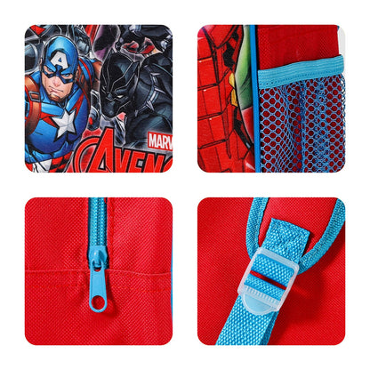 Avengers Style Backpack Kids Premium Standard Rucksack with Zip & Adjustable Straps