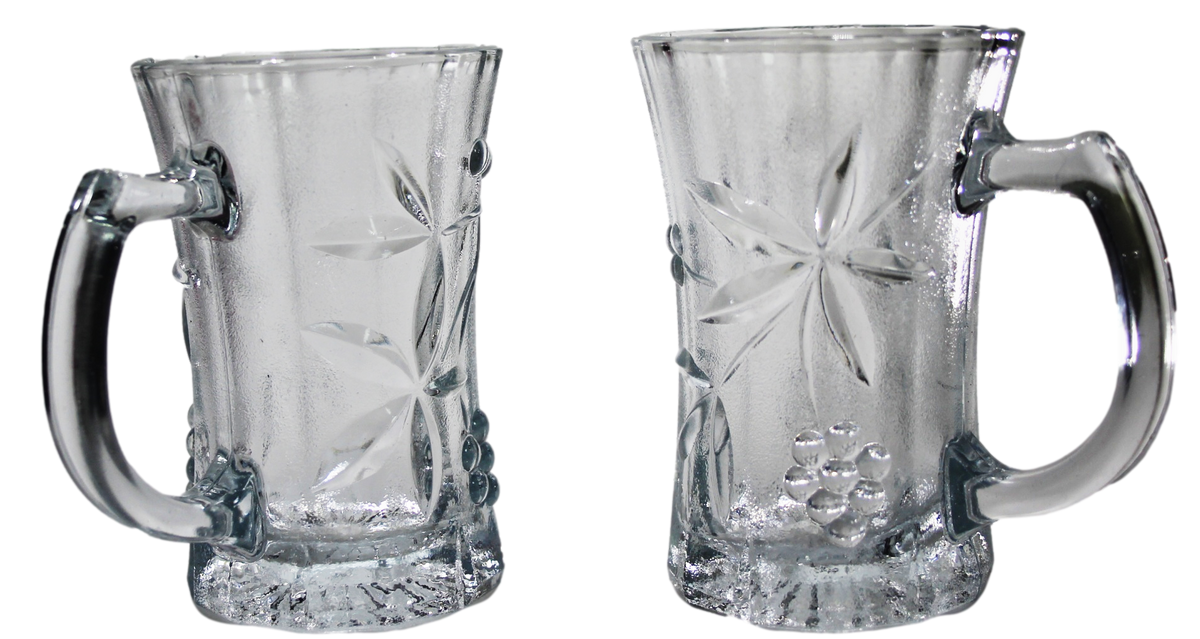 Amissa Mug 3Pc Set Floral Design Mugs 171ml T 7 H 10.50cm 1542