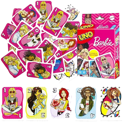 Barbie UNO Special Edition Card Game Playing Cards Set