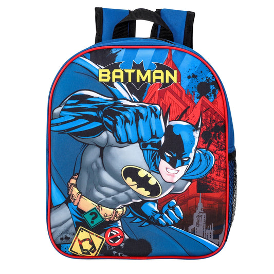 Batman Style Backpack Kids Premium Standard Rucksack with Zip & Adjustable Straps
