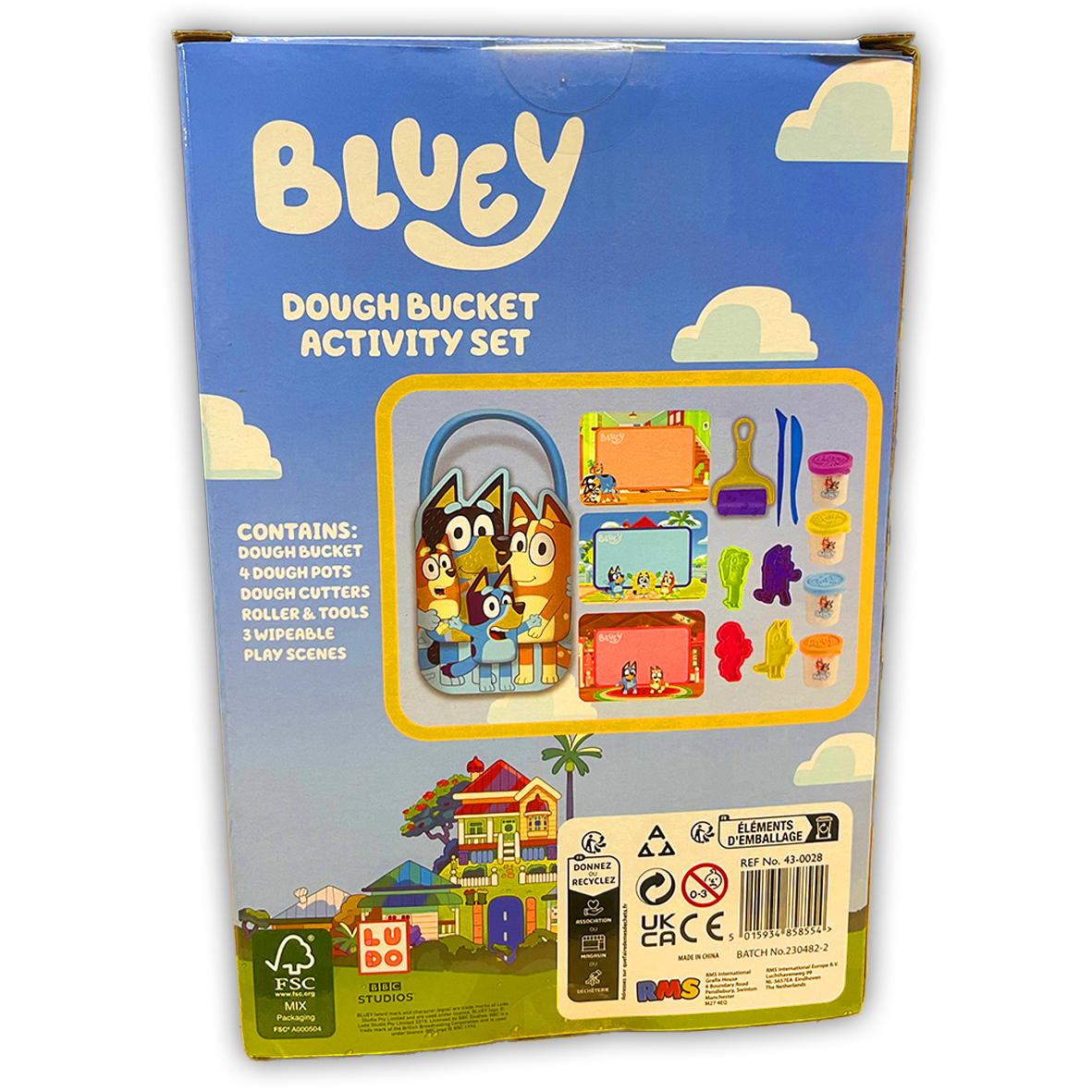 Bluey Dough Bucket Activity Set