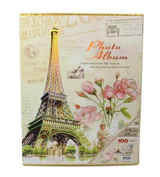 Paris Vintage Memories Wedding Birthday Photograph Album 100 4x6''  5528