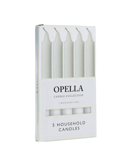 Opella Household Candles 17 cm Pack of 5 CD004 / OW5