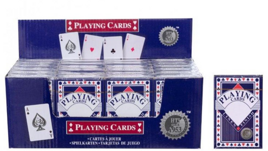 Plastic Coated Playing Cards H1.8 x D8.9 x W5.9 cm 0020805